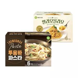 [T쇼페] 이가자연면 투움바 파스타 6개입 + 알리오 올리오 6개입