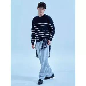 [폴햄]남성 백메쉬 와이드 스웨트 팬츠 PHG2PT1749_P425726309
