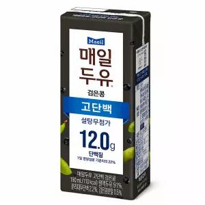 매일두유 고단백 무설탕 블랙콩 190ML 48팩