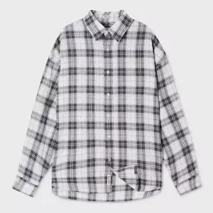 [후아유](신세계 사우스시티)Summer Loose Fit Checkered Shirt WHYCG3741F