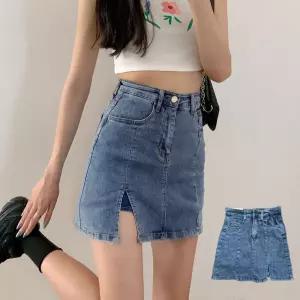 여성 캐주얼 미니 데님 치마바지 청치마데이트룩 데이트패션 데님스커트