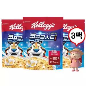 켈로그 콘프로스트 600g 3개 대용량 시리얼