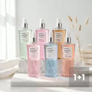 바디미스트(총2개)리코셀 데일리 퍼퓸 미스트 250ml (화이트머스크/그린티/로즈/자몽/피치/우디 택1) 살냄새 향수