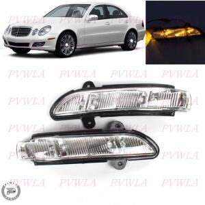 벤츠 W221 S63 S65 S280 S500W211 E300 C219 CLS350 2006 2009용 자동차 사이드 미러 방향지시등