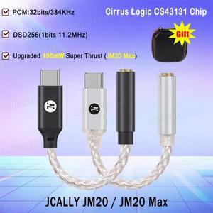 JCALLY JM20/JM20 Max 휴대용  앰프 CS43131 칩 오디오 디코더 타입-C 3.5mm 디지털 어댑터 안드로이드용