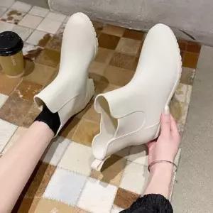 [라일리] Rly 무광 첼시 레인부츠 패션장화 여성장화 숏레인부츠