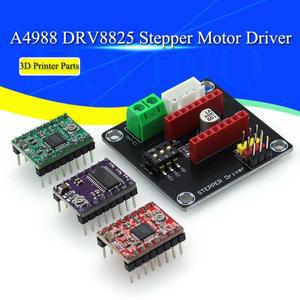 3D 프린터 부품 A4988 DRV8825 SKR V13 GTR RAMPS GEN 보드 용 방열판이있는 스테퍼 모터 드라이버