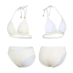 [레노마수영복](대전신세계)여성 펄 크로셰 삼각 비키니 RN-LS2G301-IV