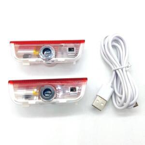 LED 도어 라이트 배터리 내장 충전식 램프  VW 파사트 B6 골프5 7 제타 MK5 CC 티구안 시로코 R R-라인용