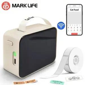 라이프 P15 미니 휴대용 라벨 프린터 스마트 포켓 열전사 스티커 기계 3PK 무잉크
