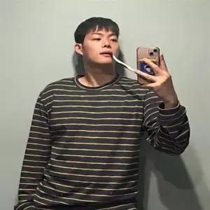 제너럴아이디어 GF1UTS001NAW UNISEX 더블 스트라이프 티셔츠 [NAVY] 1 5968393