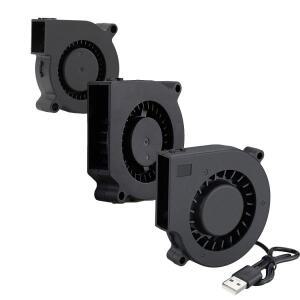 50mm USB 블로워 팬 5V DC 브러시리스 터빈 냉각 헬멧 노트북 프린터 통풍용