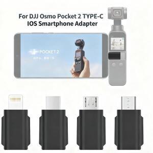 DJI 오즈모 포켓 2 TYPE-C IOS 스마트폰 어댑터 폰 데이터 커넥터 인터페이스 핸드헬드 짐벌 카메라 액세서