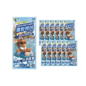 올덴 쿨링케어 스카프형 6매+6매 쿨링패치 쿨스카프 넥쿨러 / 타올형 헤어밴드형