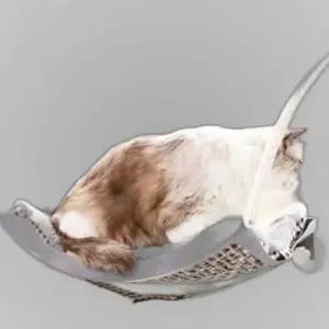고양이 극세사 그물 창문 해먹 캣타워 윈도우 베드 1P