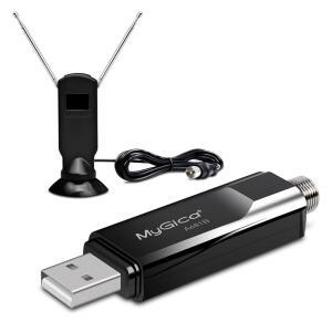 MyGica USB 2.0 TV 튜너, 안테나 안드로이드 노트북 TV용, 튜너 스틱, ATSC/QAM PC 윈도우 A681B 포함,
