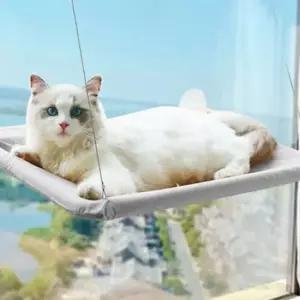 고양이 침대 창문 해먹 창틀 흡착 캣타워 창문선반