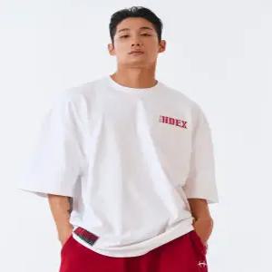 코어 스몰 로고 자이언트핏 숏 슬리브 White