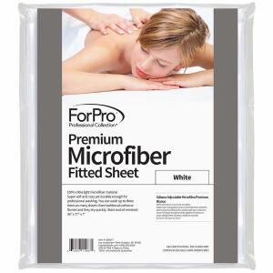 FORPRO PROFESSIONAL COLLECTION 프리미엄 극세사 매트리스 얼룩 초경량, 91.4CM(36인치) 화이트, 방지, X 마사지 커버, 너비 주름 및 테이블용,