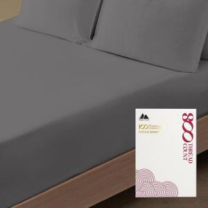 MAYFAIR LINEN 100% 이집트 면 킹 매트리스 머리 포함 커버, 40.6CM(16인치) 탄성, 800수 있는 딥 포켓 새틴, /발 전면 내구성 측면 - 커버만