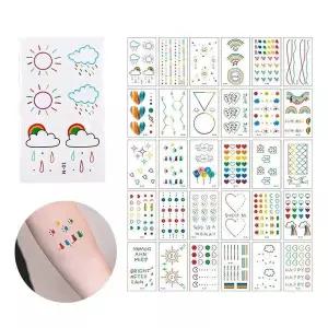 [하프클럽/]여름 타투 헤나 판박이 스티커 문신 레터링 패션