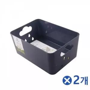 [하프클럽/]수납 블루 화장대바구니 테이블바구니 부품보관함 소품수납함