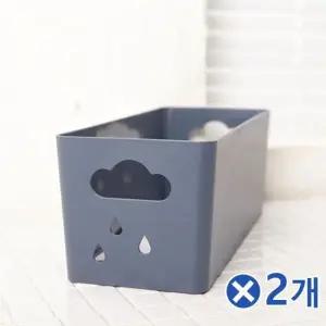 [하프클럽/]바스켓 2호 오션블루 장난감 옷정리