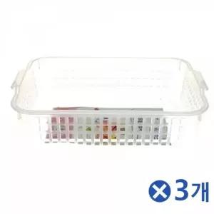 [하프클럽/]직사각 수납바구니 5호 주방정리 욕실용품정리 수납함