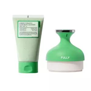 폴리그린토마토 클레이 팩 클렌저 120ml 모공브러쉬 세트