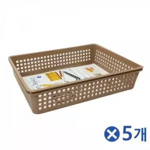 [하프클럽/]튼튼한 브라운 바스켓 수납 바구니 다용도 보관 정리 정리함 수
