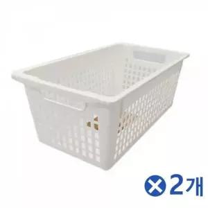 [하프클럽/]튼튼한 흰색 다용도바구니 4호 미니소품함 소품함 정리함 라이