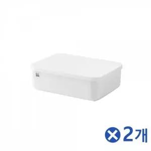 [하프클럽/]탕비실 정리박스 반투명 바구니 선반 정리함 2L 옷수납함 주방