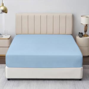 트윈 XL 매트리스 커버 - 600수 핏을 내구성이 뛰어난 딥 이집트 팝 40.6CM(16인치) 바닥 침대 위한 방지 위브 부드럽고 쿨링 포켓, 꼭 시트, 고무줄, 새틴 맞는 면,