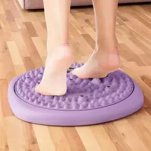 카운팅 발 마사지기 운동 허리 트위스팅 자기 지압 매트 휴대용 머신 피트니스 장비