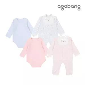 [롯데백화점]아가방 쁘띠베어4종세트(BLUE,PINK) 01Q517616