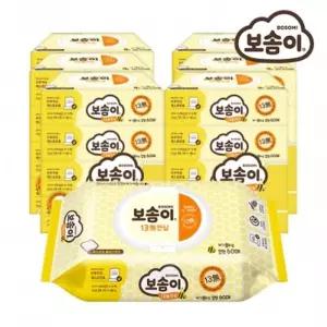 보솜이 아기 물티슈 캡형 물휴지 13무안심 60매 24팩