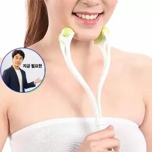 지금 필요한 얼굴 간편 페이스롤러 마사기 얼굴롤러 손잡이 브이라인
