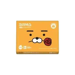 유한킴벌리 크리넥스 보습촉촉 로션티슈 라이언 50매 x 12팩 엠보싱 천연펄프 화장지 팬트리 휴게실 사무실