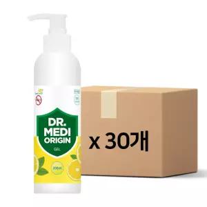 향기나는 닥터메디 오리진 겔 손소독제 스위트레몬 200mlX30개 에탄올70 식약처인증 의약외품젤 소독젤 젤