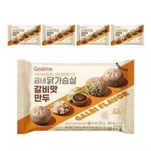 굽네 닭가슴살 갈비맛 만두 180g 5개