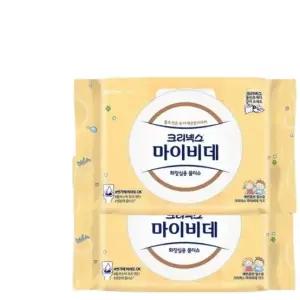 크리넥스 마이비데 키즈 캡형 40매 2팩 비데 물티슈 화장실용
