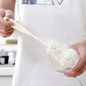 [하프클럽/알티피아]롱핸들 물병브러쉬 나노스펀지 솔 젖병브러쉬 수세미