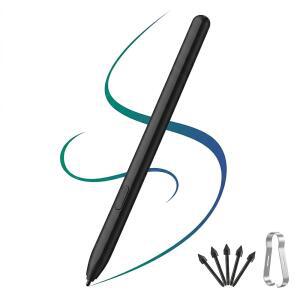 SSS-GRGB 마그네틱 EMR 스타일러스, 리마운트 1/2, 킨들 스크라이브 및 삼성, 지우개로 교체하는 디지털 펜, 4096 압력 수준, 틸트 지지대, 팜 리젝션, 5개의 펜촉과 호환됩니다