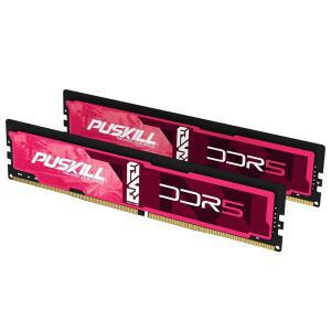 PUSKILL 32GB DDR5 RAM (2x16GB) 6000MHz CL30 데스크톱 메모리 | 초저지연 게이밍 PC 업그레이드 인텔 XMP 3.0 및 AMD EXPO 준비 완료 700/600 Ryzen 7000 (AM5)