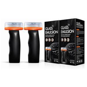 자동차용 HRIOEKAX 유리 유막 제거제, 100ml 롤온 컴파운드와 클리닝 보드, 및 얼룩 제거, 안전 운전을 위한 앞유리 선명도 향상