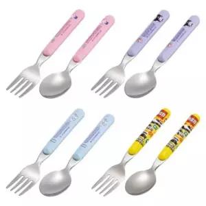 스케이터 캐릭터스텐레스 스푼포크세트 2p 14cm 어린이수저세트 유아커트러리 캐릭터식기