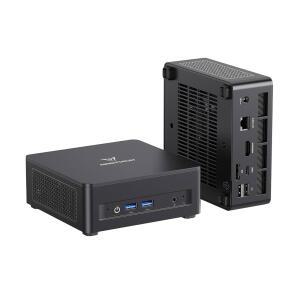 미니스포룸 UM690L 슬림 미니 PC, AMD 라이젠 9 6900HX(8C / 16T, 최대 4.9GHz), 32GB LPDDR5 및 1TB PCIe 4.0 SSD 데스크톱 컴퓨터, DP HDMI 2.1 USB 4 트리플 출력, 타입-A 4개, WiFi 6E BT 5.3