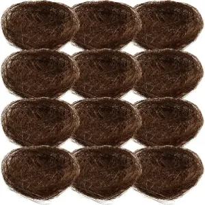 Mipcase 16Pcs 인공 새 둥지 부활절 파티 사진 소품 및 새장 액세서리를 위한 작은 인조 정원 장식
