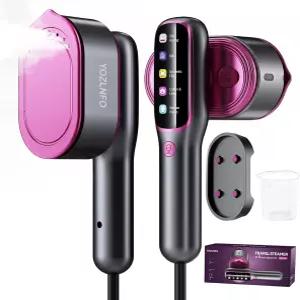 휴대용 의류용 YOZLNFO 여행용 스티머 15초 가열 및 5개의 스팀 설정이 있는 1200W 다리미 - 350°F 대형