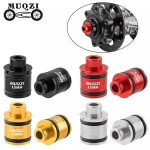 MUQZI 스루 액슬-퀵 릴리스 어댑터 15/12mm  9mm 변환 자전거 바퀴 허브 Dropshipping